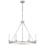 Visual Comfort Signature - CHC 1601PN - Six Light Chandelier - Launceton - Polished Nickel