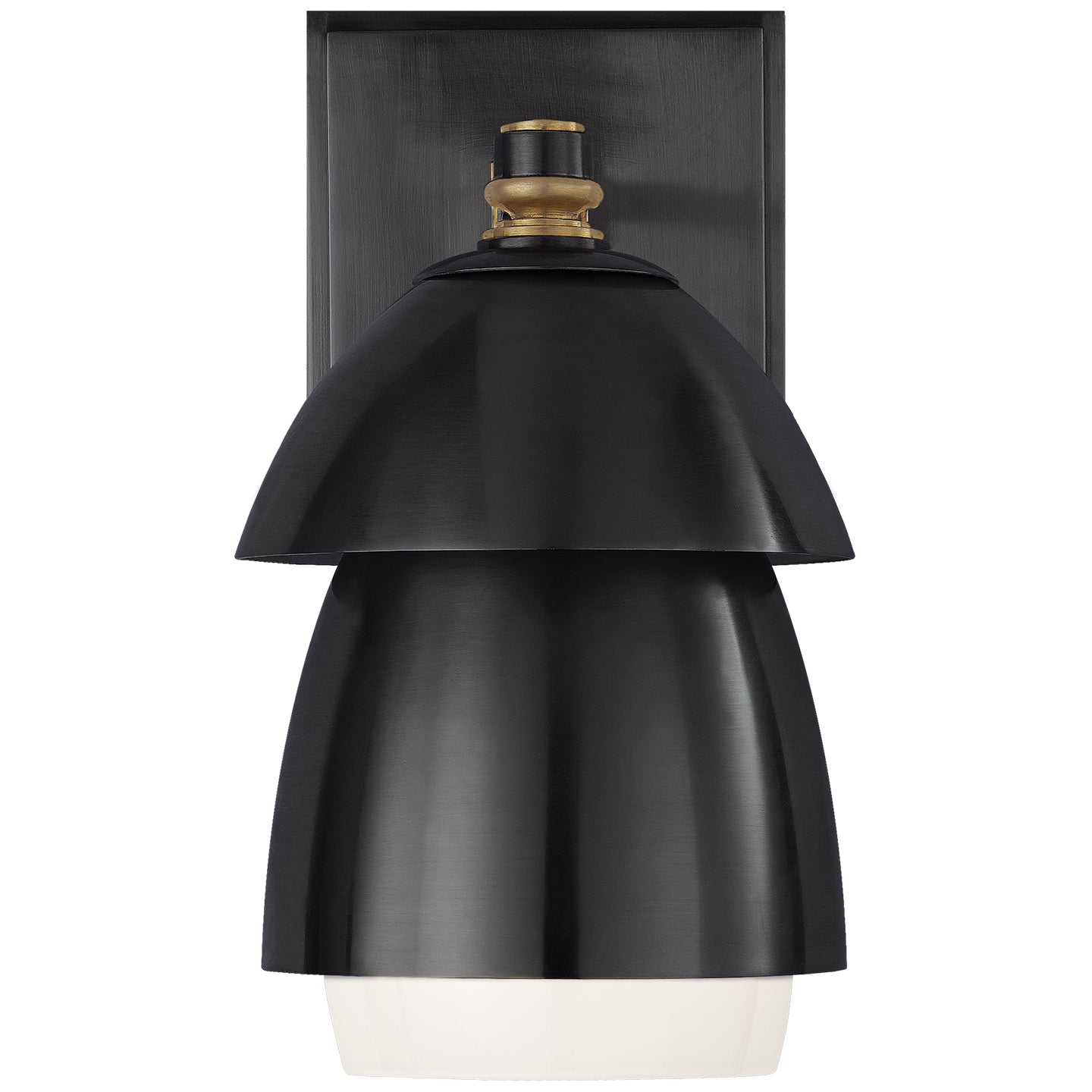 Visual Comfort Signature - TOB 2111BZ/HAB-BZ - One Light Wall Sconce - Whitman - Bronze and Hand-Rubbed Antique Brass