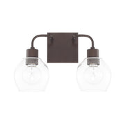 Capital Lighting - 120021BZ-426 - Two Light Vanity - Tanner - Bronze