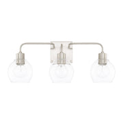 Capital Lighting - 120031BN-426 - Three Light Vanity - Tanner - Brushed Nickel