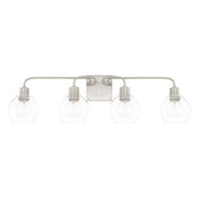 Capital Lighting - 120041BN-426 - Four Light Vanity - Tanner - Brushed Nickel