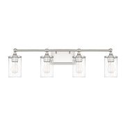 Capital Lighting - 120741PN-423 - Four Light Vanity - Camden - Polished Nickel