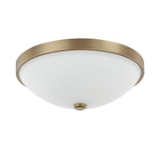 Capital Lighting - 2323AD-SW - Two Light Flush Mount - Perkins - Aged Brass