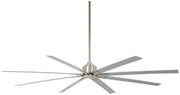 Minka Aire - F896-84-BNW - 84"Outdoor Ceiling Fan - Xtreme H2O - Brushed Nickel Wet