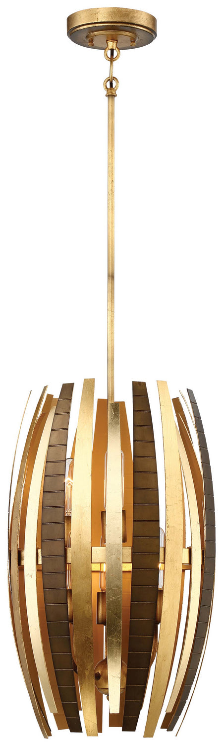 Metropolitan - N7836-659 - Six Light Pendant - Manitou - Ardor Gold