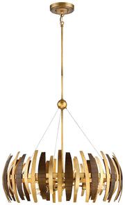Metropolitan - N7837-659 - Six Light Chandelier - Manitou - Ardor Gold