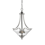 Millennium - 1473-SN - Three Light Pendant - Natalie - Satin Nickel
