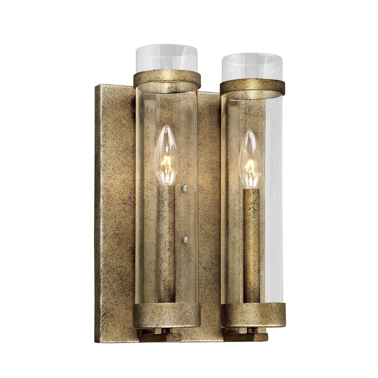 Millennium - 1972-VG - Two Light Wall Sconce - Milan - Vintage Gold
