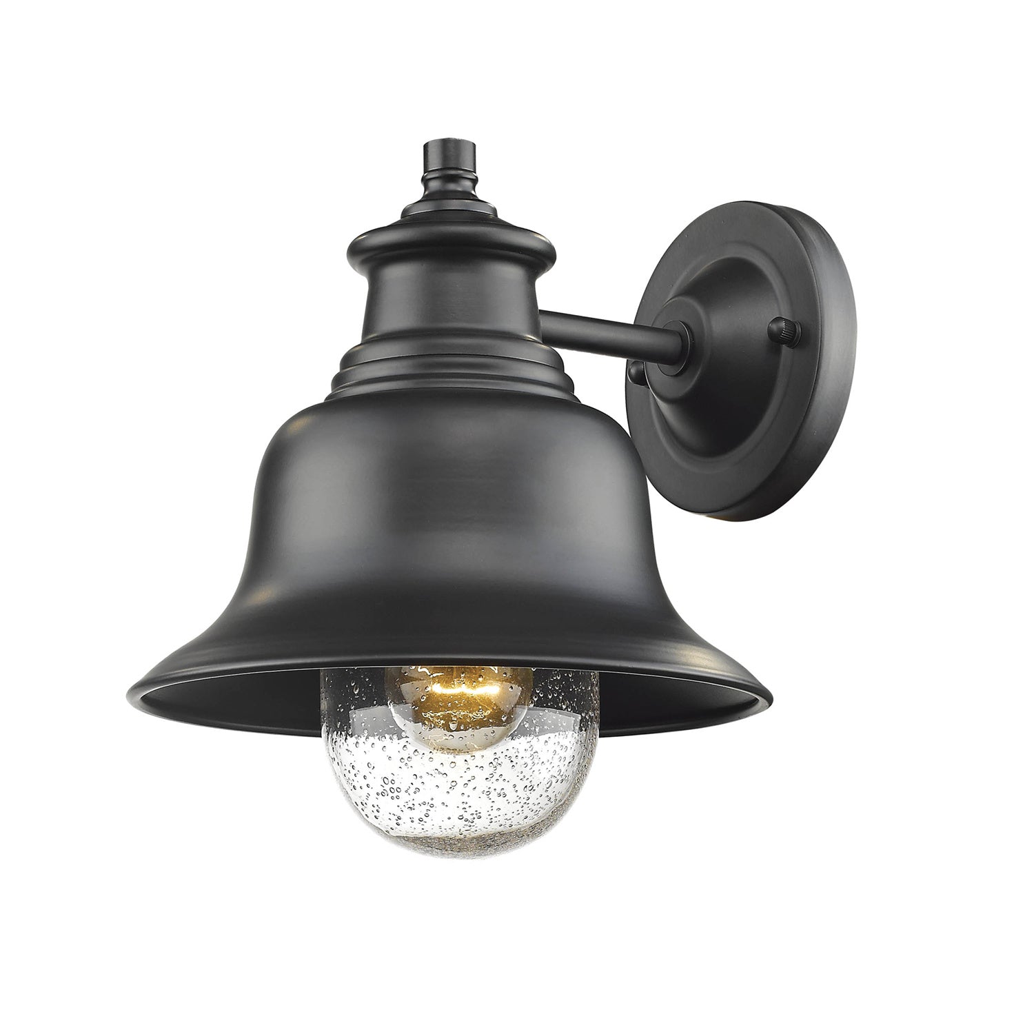 Millennium - 2512-PBK - One Light Outdoor Wall Sconce - Kings Bay - Powder Coated Black
