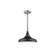 Millennium - RMWHS14-SB - One Light Pendant - R Series - Satin Black