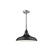 Millennium - RMWHS17-SB - One Light Pendant - R Series - Satin Black