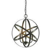 Millennium - 3235-AS - Three Light Pendant - Antique Silver