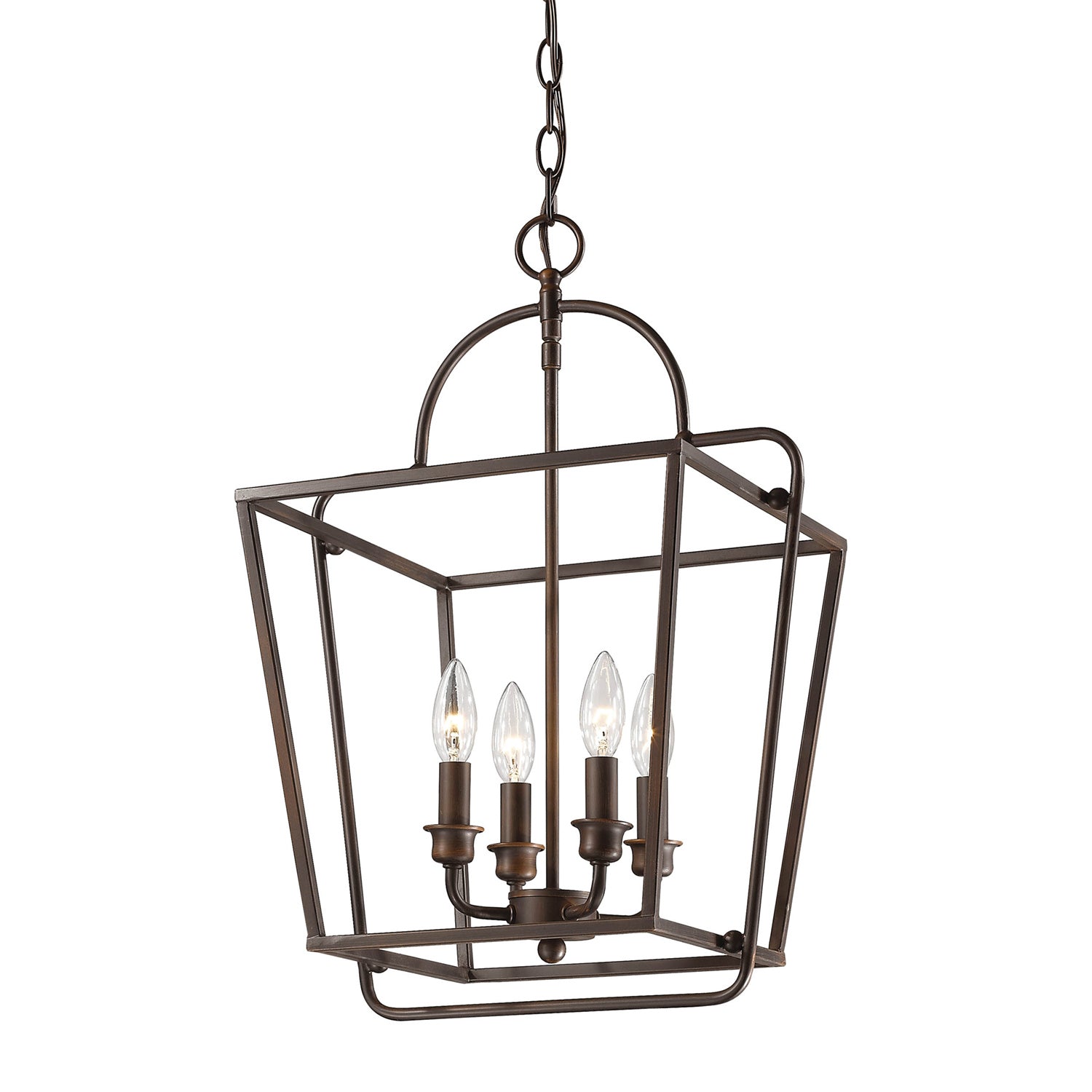 Millennium - 3237-RBZ - Four Light Pendant - Rubbed Bronze