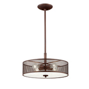 Millennium - 7364-RBZ - Four Light Pendant - Akron - Rubbed Bronze