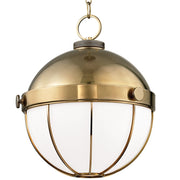 Hudson Valley - 2315-AGB - One Light Pendant - Sumner - Aged Brass