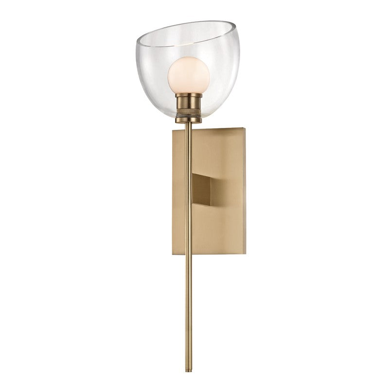 Hudson Valley - 2800-AGB - LED Wall Sconce - Davis - Aged Brass