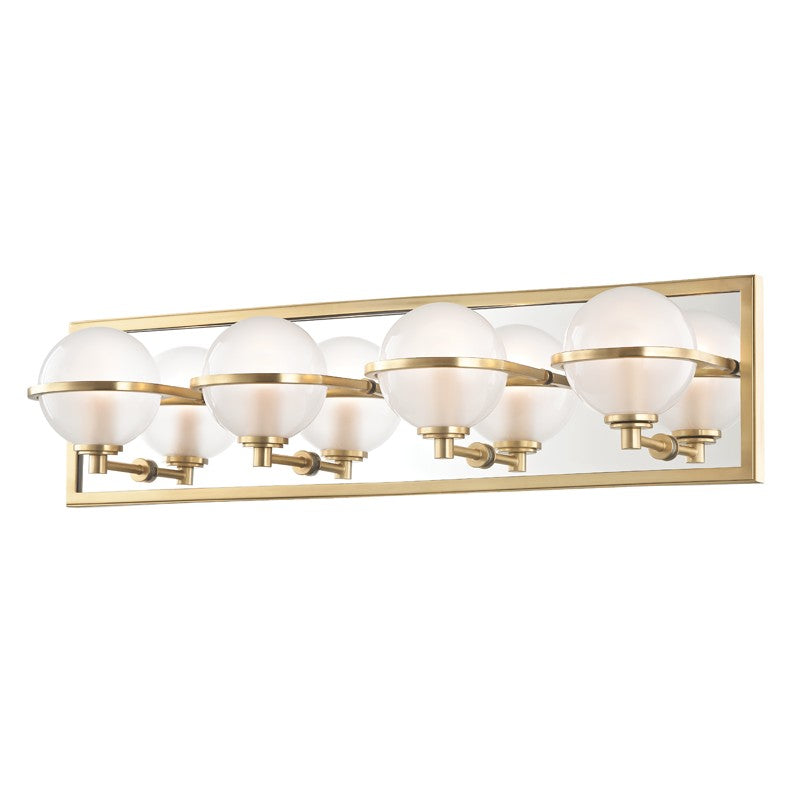 Hudson Valley - 6444-AGB - LED Bath Bracket - Axiom - Aged Brass