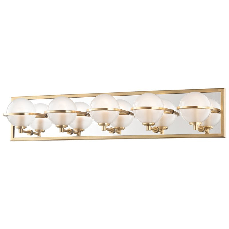 Hudson Valley - 6445-AGB - LED Bath Bracket - Axiom - Aged Brass