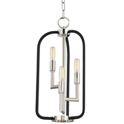 Hudson Valley - 8313-PN - Three Light Chandelier - Angler - Polished Nickel