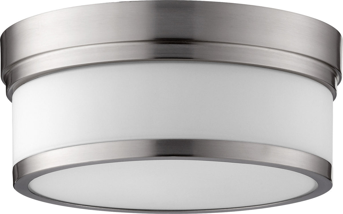 Quorum - 3509-12-65 - Two Light Ceiling Mount - Celeste - Satin Nickel