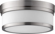 Quorum - 3509-12-65 - Two Light Ceiling Mount - Celeste - Satin Nickel