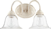 Quorum - 5110-2-170 - Two Light Vanity - Spencer - Persian White|Clear Seeded