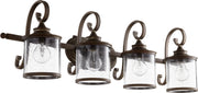 Quorum - 5073-4-39 - Four Light Vanity - San Miguel - Vintage Copper
