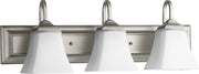 Quorum - 5104-3-65 - Three Light Vanity - 5104 Vanities - Satin Nickel