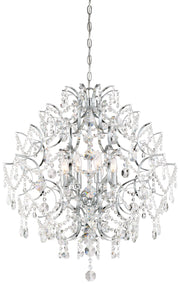 Minka-Lavery - 3158-77 - Eight Light Chandelier - Isabella's Crown - Chrome