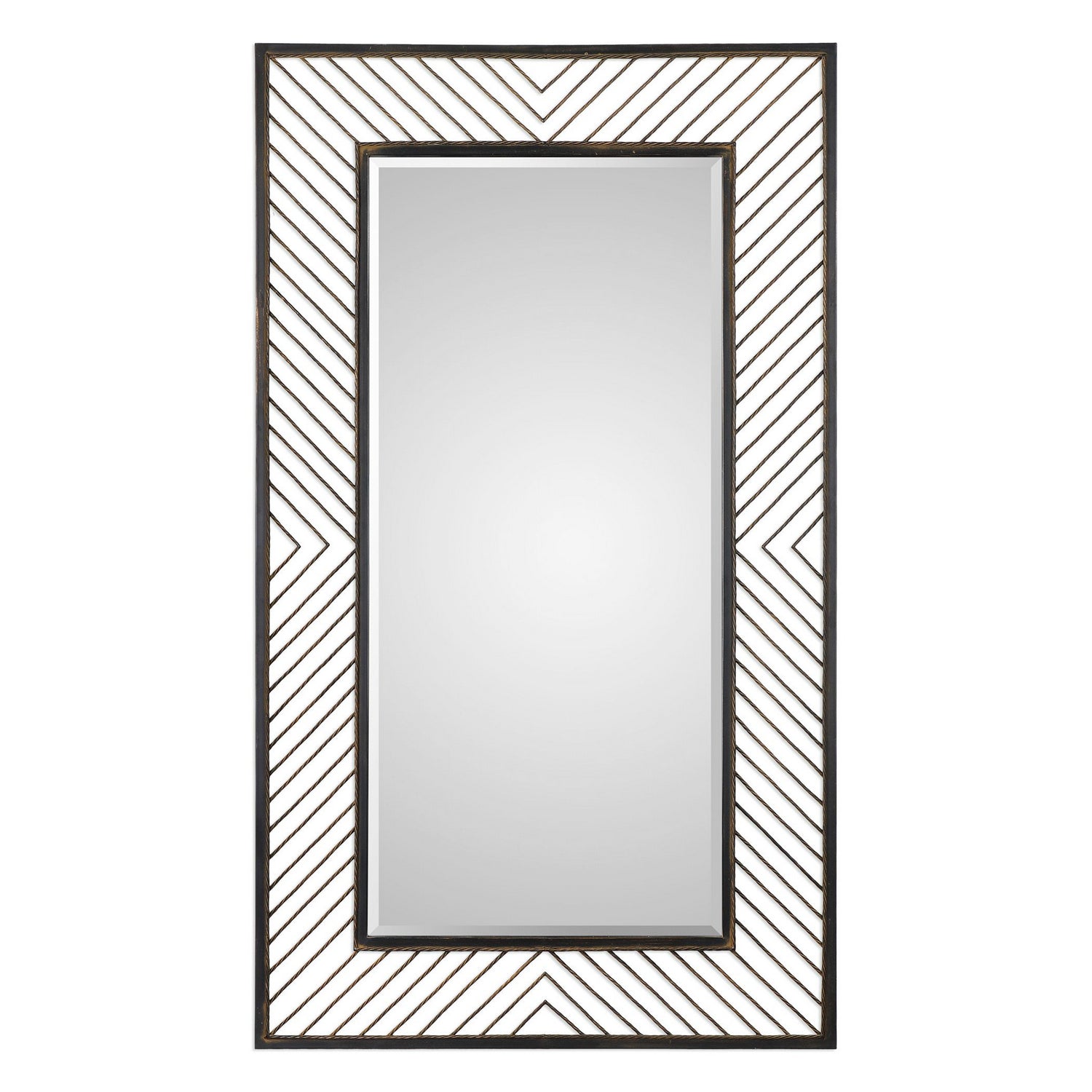 Uttermost - 09245 - Mirror - Karel - Rustic Bronze