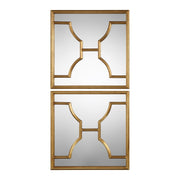 Uttermost - 09268 - Mirror, Set Of 2 - Misa - Antiqued Gold Leaf