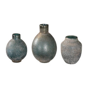 Uttermost - 18844 - Vases, S/3 - Mercede - Blue-green w/Textured