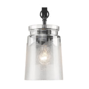 Golden - 1405-1W BLK-CAG - One Light Wall Sconce - Travers - Matte Black