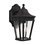 Generation Lighting - OL5420BK - One Light Outdoor Wall Lantern - Cotswold Lane - Black