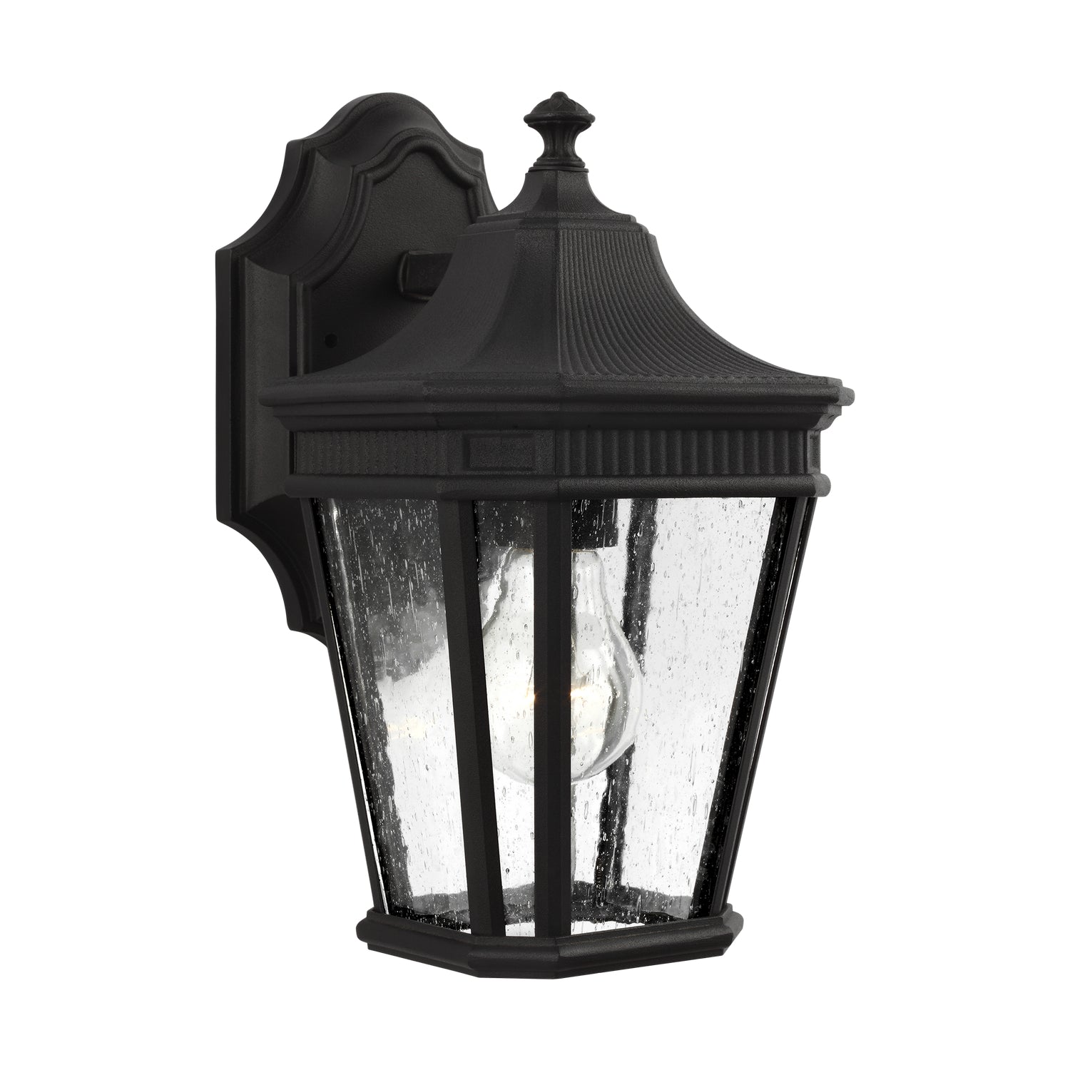 Generation Lighting - OL5420BK - One Light Outdoor Wall Lantern - Cotswold Lane - Black