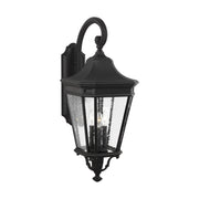 Generation Lighting - OL5424BK - Three Light Outdoor Wall Lantern - Cotswold Lane - Black