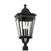 Generation Lighting - OL5428BK - Three Light Outdoor Post Lantern - Cotswold Lane - Black