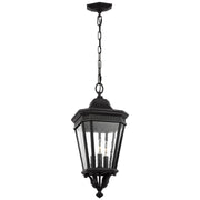 Generation Lighting - OL5431BK - Three Light Hanging Lantern - Cotswold Lane - Black