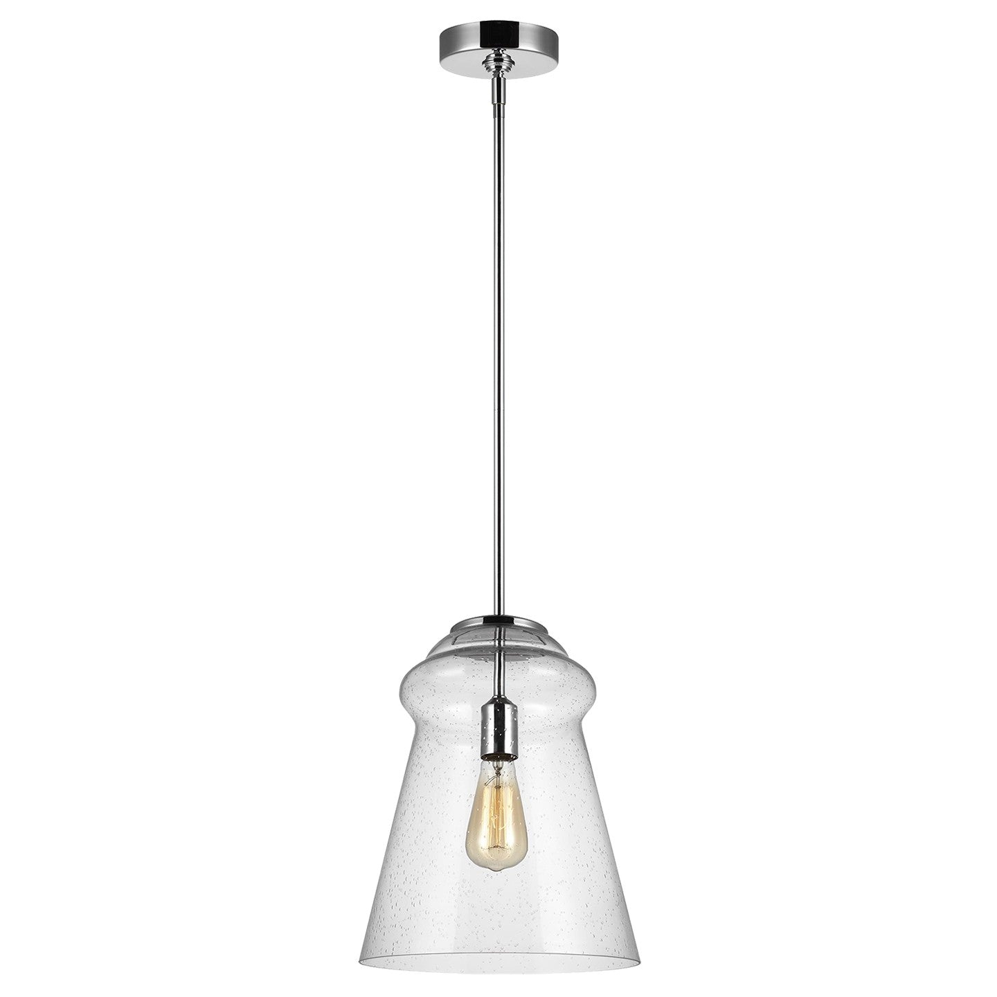 Generation Lighting - P1459CH - One Light Pendant - Loras - Chrome