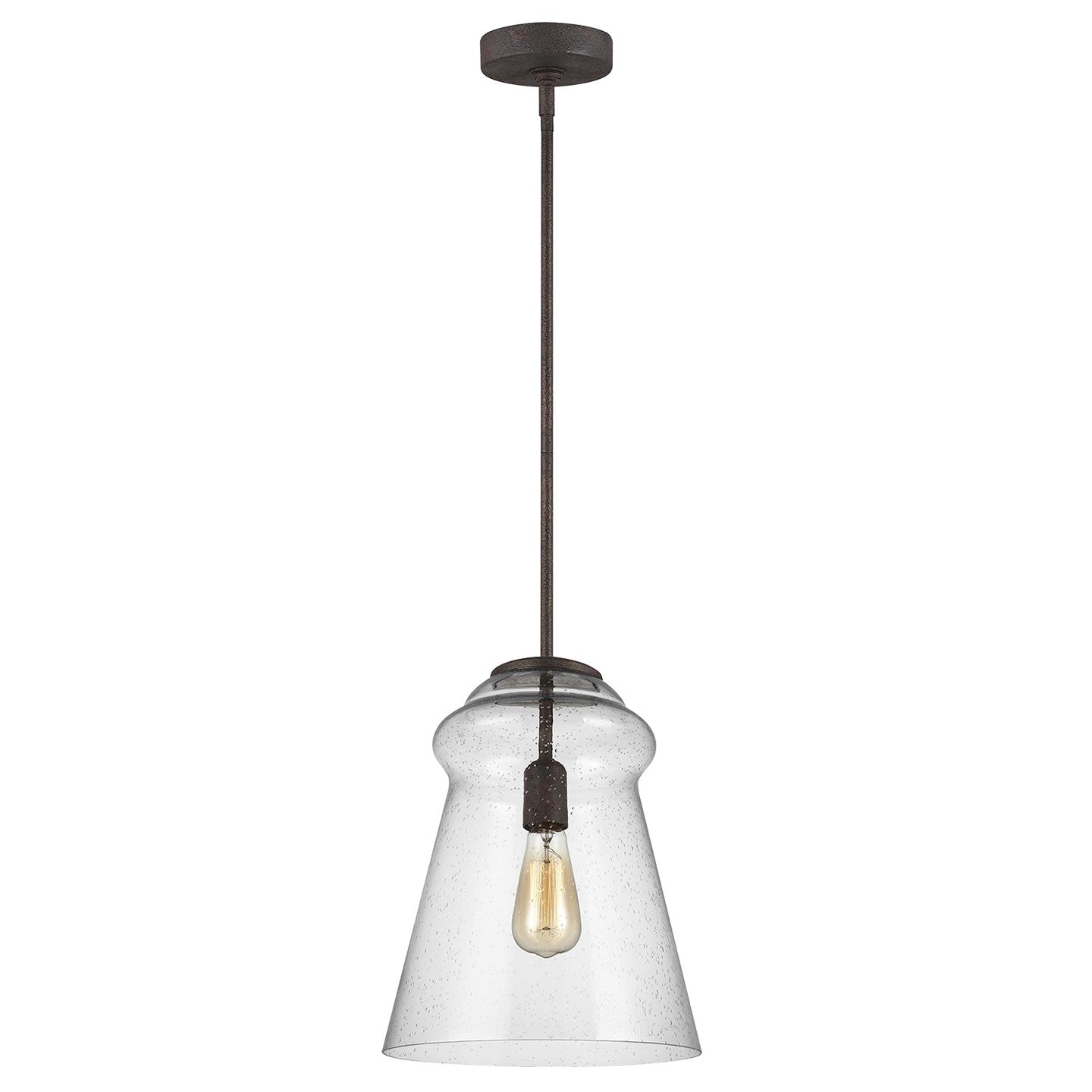 Generation Lighting - P1459DWI - One Light Pendant - Loras - Dark Weathered Iron