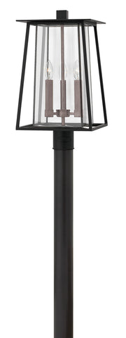 Hinkley - 2101BK-LL - LED Post Top or Pier Mount Lantern - Walker - Black
