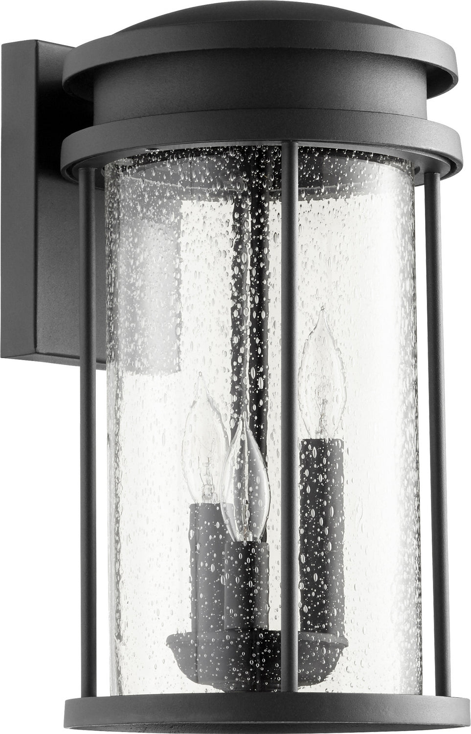 Quorum - 7110-3-69 - Three Light Wall Mount - Hadley - Textured Black