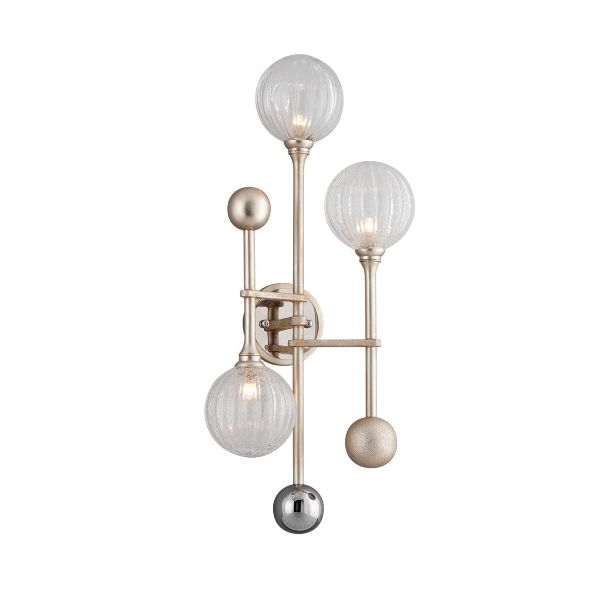 Corbett Lighting - 241-13-SL/PC - LED Wall Sconce - Majorette - Silver Leaf
