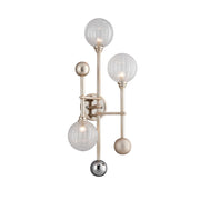 Corbett Lighting - 241-13-SL/PC - LED Wall Sconce - Majorette - Silver Leaf
