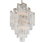 Corbett Lighting - 243-413 - 13 Light Chandelier - Mont Blanc - Modern Silver Leaf