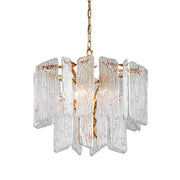 Corbett Lighting - 244-44 - Four Light Chandelier - Piemonte - Gold Leaf