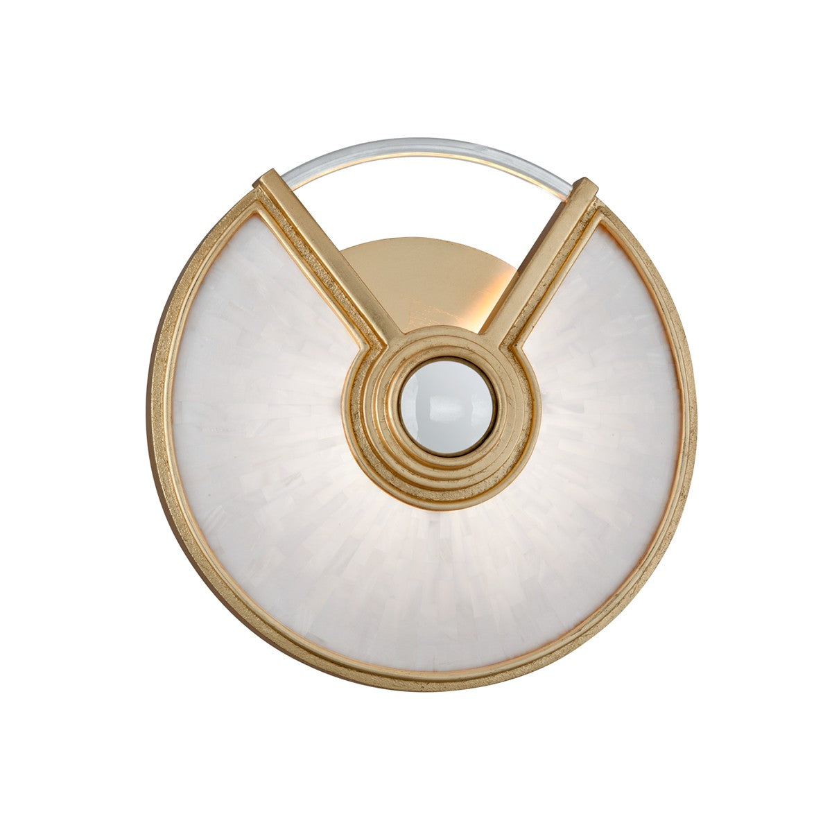 Corbett Lighting - 252-12 - LED Wall Sconce - Venturi - Gold Leaf W Polished Stainless
