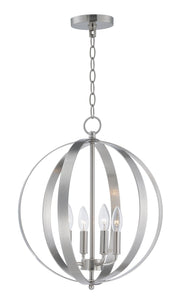 Maxim - 10031SN - Four Light Chandelier - Provident - Satin Nickel