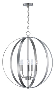 Maxim - 10032SN - Five Light Chandelier - Provident - Satin Nickel