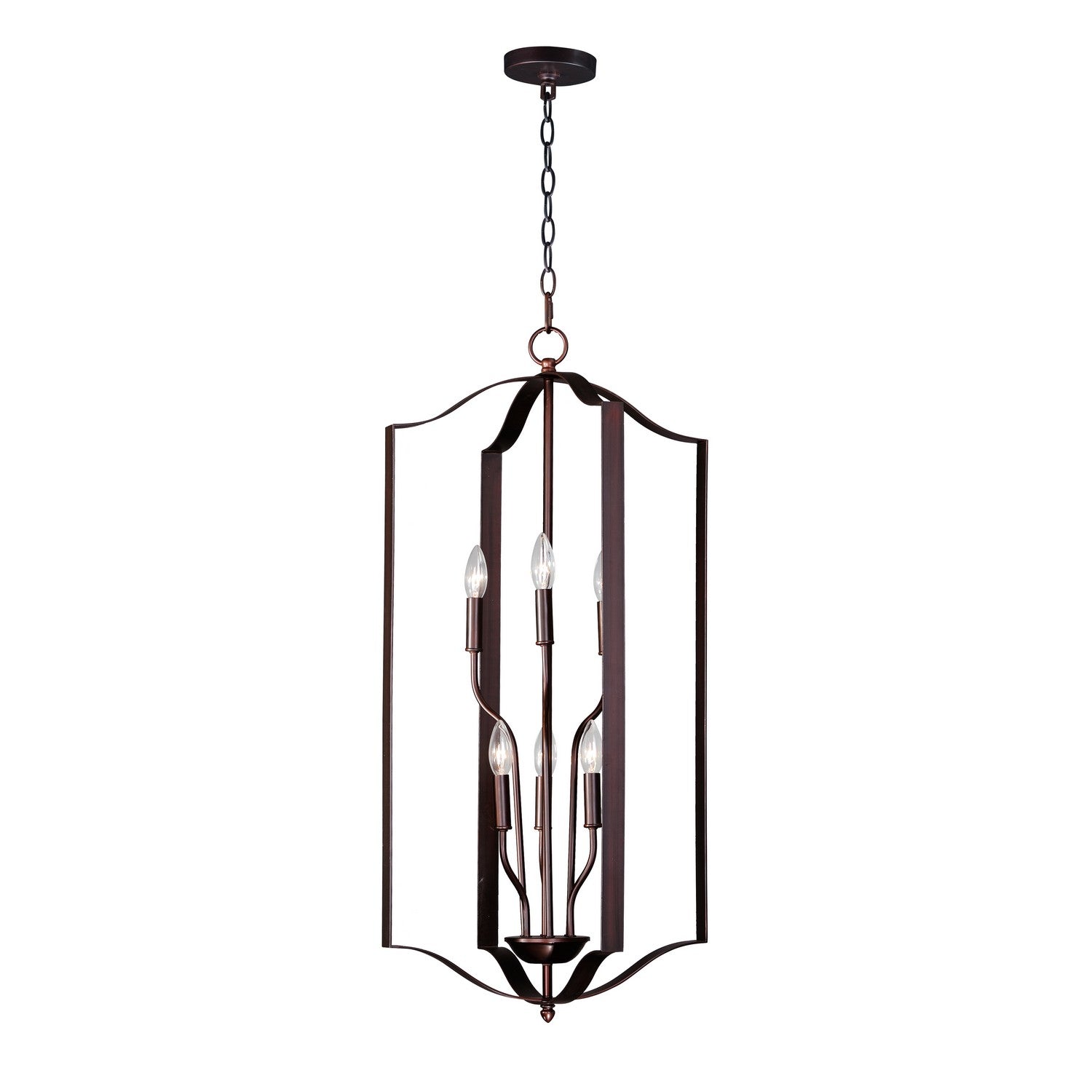 Maxim - 10038OI - Six Light Chandelier - Provident - Oil Rubbed Bronze